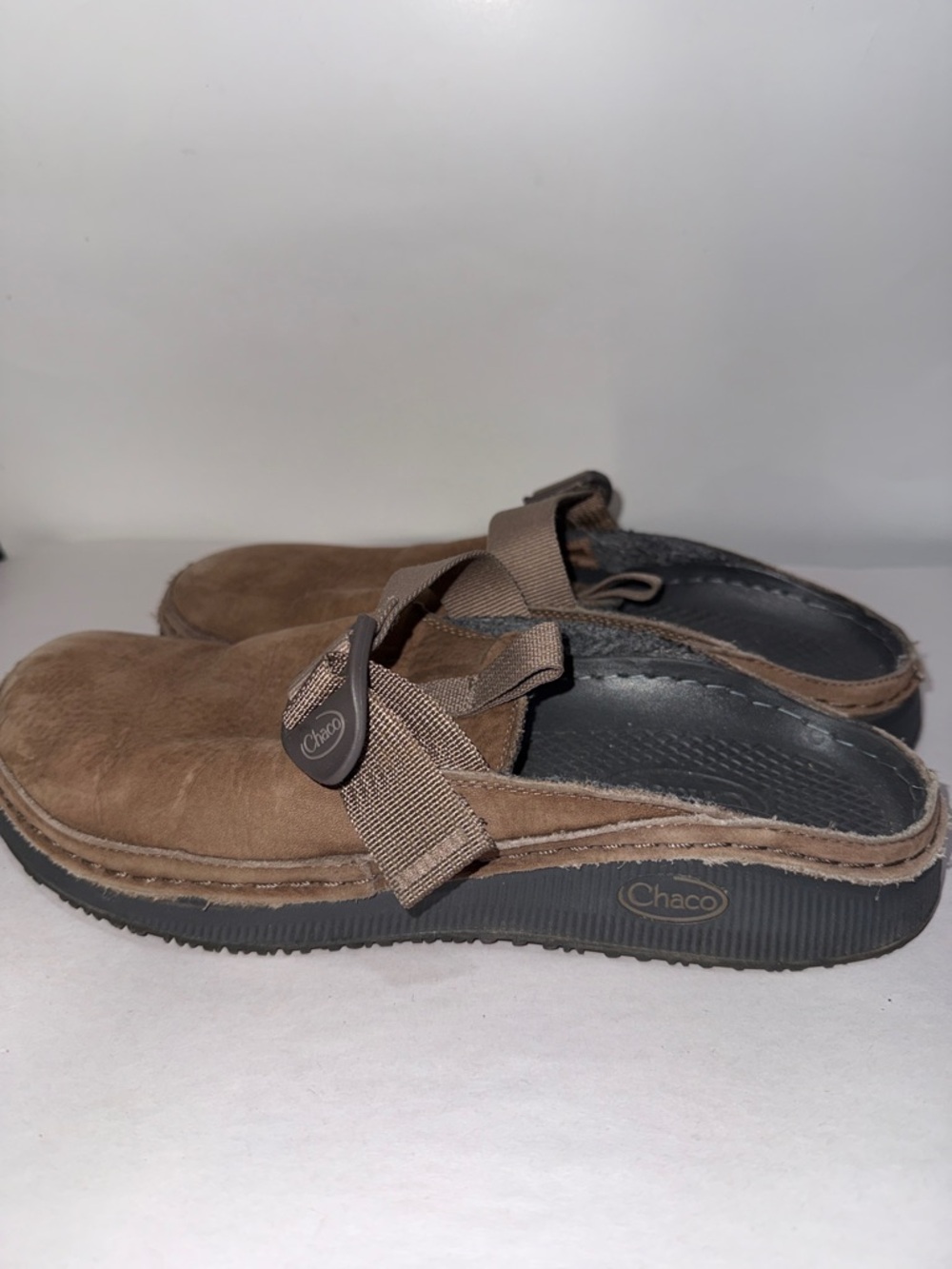 Chaco men’s paonia clogs brown leather clog shoes size 8. - Picture 6 of 6